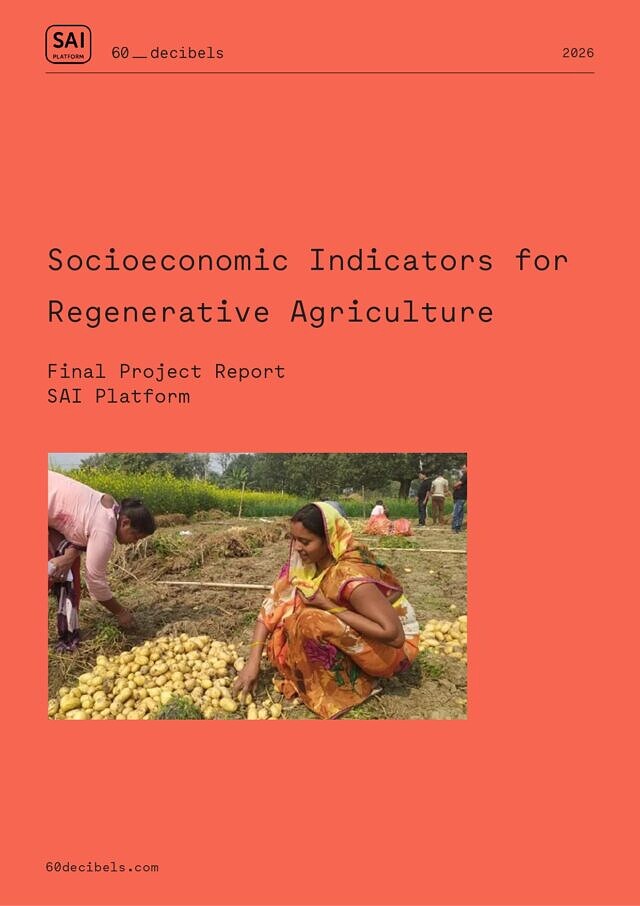 Socioeconomic Indicators for Regenerative Agriculture picture